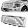 07-09 Ford Expedition U324 T1 Front Grille - Badgeless Vertical Fence Style - Chrome 07-09 Ford Expedition U324 T1 Front Grille - Badgeless Vertical Fence Style - Chrome