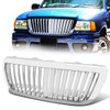 04-05 Ford Ranger Front Grille - Badgeless Vertical Fence Style - Chrome 04-05 Ford Ranger Front Grille - Badgeless Vertical Fence Style - Chrome