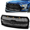 15-17 Ford F-150 Front Grille+LED - Honeycomb Mesh - Matte Black 15-17 Ford F-150 Front Grille+LED - Honeycomb Mesh - Matte Black