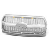 15-17 Ford F-150 Front Grille+LED - Honeycomb Mesh - Chrome 15-17 Ford F-150 Front Grille+LED - Honeycomb Mesh - Chrome
