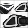 15-17 Ford Mustang Front Grille+LED DRL - Badgeless Vertical Fence Style - Black 15-17 Ford Mustang Front Grille+LED DRL - Badgeless Vertical Fence Style - Black