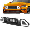 18-20 Ford Mustang Base Ecoboost GT LED DRL Front Upper Bumper Grille - Vertical Fence Style 18-20 Ford Mustang Base Ecoboost GT LED DRL Front Upper Bumper Grille - Vertical Fence Style