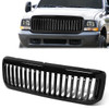 99-04 Ford F250 F350 F450 F550 Super Duty Front Grille - Vertical Fence Style - Black 99-04 Ford F250 F350 F450 F550 Super Duty Front Grille - Vertical Fence Style - Black