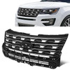 16-17 Ford Explorer Front Upper Bumper Grille - Factory Style - Black/ Grey 16-17 Ford Explorer Front Upper Bumper Grille - Factory Style - Black/ Grey