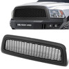 09-12 Ram Truck 1500 Front Grille - Badgeless Honeycomb Mesh - Matte Black 09-12 Ram Truck 1500 Front Grille - Badgeless Honeycomb Mesh - Matte Black