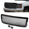 14-15 Chevrolet Silverado 1500 Gloss Black Badgeless Diamond Mesh Front Grille 14-15 Chevrolet Silverado 1500 Gloss Black Badgeless Diamond Mesh Front Grille