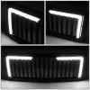 14-15 Chevrolet Silverado 1500 Front Grille + LED Bar - Badgeless Vertical Slat Style 14-15 Chevrolet Silverado 1500 Front Grille + LED Bar - Badgeless Vertical Slat Style