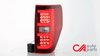 09-14 Ford F150 Dual LED C-Bar Rear Brake Tail Lights - Red Housing