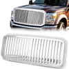 11-16 Ford F250 F350 F450 F550 Super Duty Front Grille - Vertical Fence Style - Silver 11-16 Ford F250 F350 F450 F550 Super Duty Front Grille - Vertical Fence Style - Silver