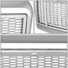 08-10 Ford F250 F350 F450 F550 Super Duty Front Grille+LED - Honeycomb Mesh - Chrome