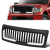 09-14 Ford F150 LED DRL Front Grille - Badgeless Vertical Fence Style - Matte Black 09-14 Ford F150 LED DRL Front Grille - Badgeless Vertical Fence Style - Matte Black