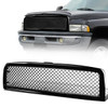 94-02 Dodge Ram 1500 2500 3500 Front Grille - Honeycomb Mesh - Black 94-02 Dodge Ram 1500 2500 3500 Front Grille - Honeycomb Mesh - Black