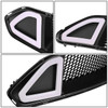 18-20 Ford Mustang Front Upper Bumper Grille w/Triangle LED DRL - Badgeless Honeycomb Mesh 18-20 Ford Mustang Front Upper Bumper Grille w/Triangle LED DRL - Badgeless Honeycomb Mesh