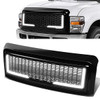 08-10 Ford F250 F350 F450 F550 Super Duty LED DRL Front Grille - Badgeless Honeycomb Mesh 08-10 Ford F250 F350 F450 F550 Super Duty LED DRL Front Grille - Badgeless Honeycomb Mesh