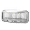 11-16 Ford F250 F350 F450 F550 Super Duty Front Grille+LED - Honeycomb Mesh - Chrome
