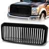 11-16 Ford F250 F350 F450 F550 Super Duty Front Grille - Vertical Fence Style - Black 11-16 Ford F250 F350 F450 F550 Super Duty Front Grille - Vertical Fence Style - Black