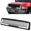 94-01 Dodge Ram 1500 94-02 Ram 2500 3500 LED DRL Front Grille - Honeycomb Mesh - Matte 94-01 Dodge Ram 1500 94-02 Ram 2500 3500 LED DRL Front Grille - Honeycomb Mesh - Matte