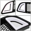 13-14 Ford Mustang Base GT LED DRL Front Grille - Badgeless Honeycomb Mesh - Black