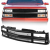 94-00 Chevy Suburban C/K 1500 2500 3500 Front Grille - Diamond Mesh - Black
