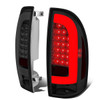 05-15 Toyota Tacoma LED Tube Bar Rear Brake Tail Lights - Smoked Housing