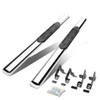 04-12 Chevy Colorado GMC Canyon Standard/Regular Cab 4"OD Oval Side Step Nerf Bar - Stainless Steel