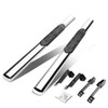 99-14 GMC Sierra Chevy Silverado Standard Cab 4"OD Oval Side Step Nerf Bar -Stainless Steel