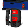 07-14 GMC Sierra 1500 2500HD 3500HD Dual LED C-Bar Rear Brake Tail Lights - Smoked