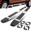 19-22 Chevy Silverado GMC Sierra Crew Cab 6" Flat Side Step Bar Running Boards - Stainless Steel