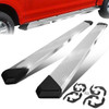 07-19 Chevy Silverado GMC Sierra Crew Cab 6.25" Pleated Step Bar Running Boards - Stainless Steel