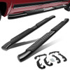 19-21 Chevy Silverado 1500 Extended Cab 5"OD Step Bar Running Boards - Curved End - Black 19-21 Chevy Silverado 1500 Extended Cab 5"OD Step Bar Running Boards - Curved End - Black