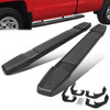 07-19 Chevy Silverado GMC Sierra Standard Cab 6.25" Flat Step Bar Running Board - Aluminum - Black