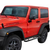 07-17 Jeep Wrangler 2-Door JK 3"OD Side Step Nerf Bar - Powder Coated Steel 07-17 Jeep Wrangler 2-Door JK 3"OD Side Step Nerf Bar - Powder Coated Steel