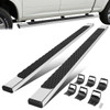 15-22 Ford F150/17-20 F250 F350 Extended Super Cab 5" Flat Step Bar Running Boards - Stainless Steel