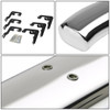 07-19 Chevy Silverado GMC Sierra Crew Cab 5"OD Oval Side Step Nerf Bar - Stainless Steel