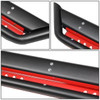 18-22 Jeep Wrangler JL Unlimited 4-Door Side Step Nerf Bar w/Drop Steps - Stainless Steel - Red