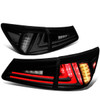 06-13 Lexus IS250 IS350 Base Sedan Full LED Brake/Reverse Tail Lights - Smoked Housing