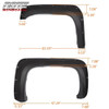 FENDER FLARES FIT FOR 07-13 SILVERADO 1500 2500HD POCKET RIVET BOLT-ON STYLE 4PC FENDER FLARES FIT FOR 07-13 SILVERADO 1500 2500HD POCKET RIVET BOLT-ON STYLE 4PC