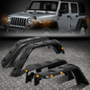 FOR 07-18 JEEP WRANGLER JK 4PCS POCKET-RIVETED STYLE WHEEL FENDER FLARES W/ LED FOR 07-18 JEEP WRANGLER JK 4PCS POCKET-RIVETED STYLE WHEEL FENDER FLARES W/ LED