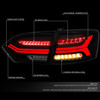 11-14 Volkswagen Jetta Sedan LED Bar+Sequential Turn Signal Tail Lights - Smoked Housing