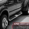 For 99-16 Ford F250 F350 F450 Super Duty Crew Cab 6" Side Step Bar Running Board For 99-16 Ford F250 F350 F450 Super Duty Crew Cab 6" Side Step Bar Running Board