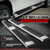 For 19-24 Ram 1500 Crew Cab 4-Door 6.75" Flat Side Step Nerf Bar Running Boards
