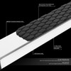 FOR 09-22 DODGE RAM EXTENDED [QUAD] CAB 5" FLAT SS SIDE STEP BAR RUNNING BOARDS