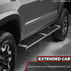 For 05-23 Toyota Tacoma Access Cab 6.75" SS Side Step Nerf Bar Running Boards