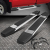 FOR 07-19 SILVERADO SIERRA STANDARD CAB 6" SS FLAT SIDE STEP BAR RUNNING BOARDS
