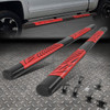 FOR 19-24 RAM 1500 QUAD/EXTENDED CAB 5.5" NERF BAR RUNNING BOARD W/RED STEP PAD