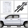 FOR 19-24 SILVERADO SIERRA CREW CAB 4.75" DROP SIDE STEP NERF BAR RUNNING BOARDS FOR 19-24 SILVERADO SIERRA CREW CAB 4.75" DROP SIDE STEP NERF BAR RUNNING BOARDS