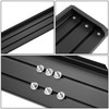 FOR 07-18 JEEP WRANGLER JK 4DR BLACK 6" TUBULAR SIDE STEP NERF BAR RUNNING BOARD FOR 07-18 JEEP WRANGLER JK 4DR BLACK 6" TUBULAR SIDE STEP NERF BAR RUNNING BOARD