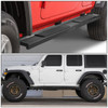 FOR 18-22 JEEP WRANGLER JL 4DR PAIR 6" WIDE SIDE STEP NERF BAR RUNNING BOARDS