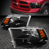 FOR 09-18 Ram 1500 2500 3500 Quad Black Housing Amber Corner Headlights Piar FOR 09-18 Ram 1500 2500 3500 Quad Black Housing Amber Corner Headlights Piar