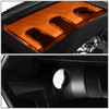 FOR 09-18 Ram 1500 2500 3500 Quad Black Housing Amber Corner Headlights Piar FOR 09-18 Ram 1500 2500 3500 Quad Black Housing Amber Corner Headlights Piar